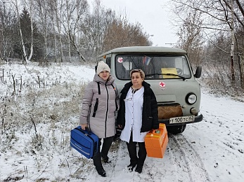 Диспансеризацию на дому провели для старожиловских малоподвижных граждан