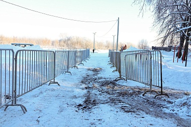 В Рязани начали подготовку территории Орехового озера к Крещенским купаниям