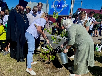 В селе Ласково отпраздновали День семьи, любви и верности