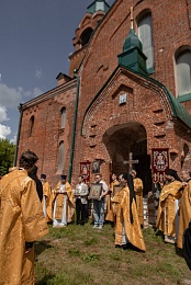В Пителинском округе в храме села Пет представили историческую экспозицию