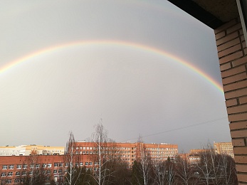 Фоторепортаж: над Рязанью возвысилась двойная радуга - 62ИНФО Фоторепортаж: над Рязанью возвысилась двойная радуга