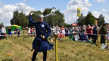 В Скопинском районе впервые прошёл фестиваль «Казачья засека»