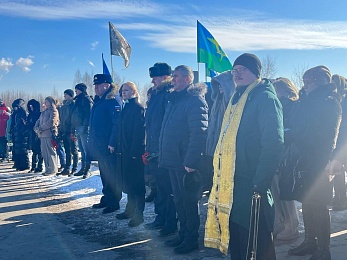 На Богородском кладбище Рязани в день 3-летия СВО совершили литию по героям