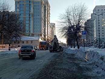 Сорокина поблагодарила рязанских застройщиков за помощь в уборке снега 