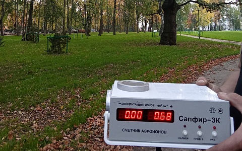В ЦПКиО измерили концентрацию аэроинов