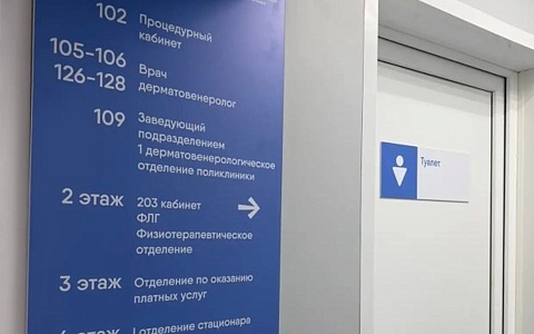 В Рязанском кожно-венерологическом диспансере отремонтировали правое крыло первого этажа