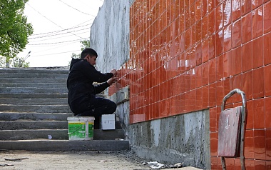 Ремонт подземного перехода на Московском шоссе ведется по графику
