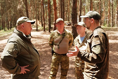 Председатель Рязгордумы Панфилова встретилась с бойцами в зоне СВО 