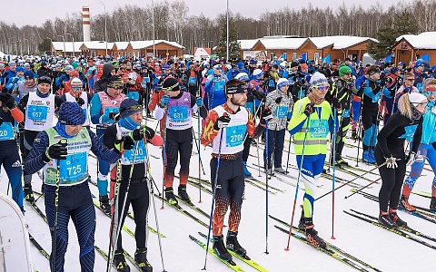 В Рязанской области "Лыжня России" собрала 4 000 участников