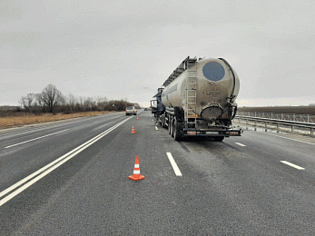 УМВД показало фото смертельного ДТП со Scania на трассе М5 в Шиловском районе