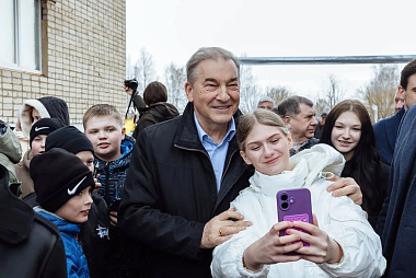 В Скопине открыли сквер имени Третьяка