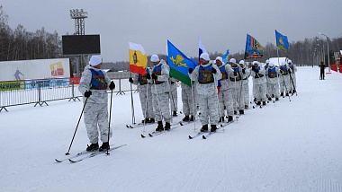 Курсанты РВВДКУ отправились в лыжный поход на 710 км в честь участников СВО