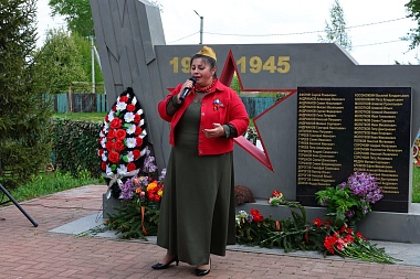В Рязани открыли памятник жителям посёлка Карцево в честь 80-летия Победы