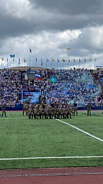 В Рязани День ВДВ отметили показательными выступлениями десантников и прыжками с парашютом