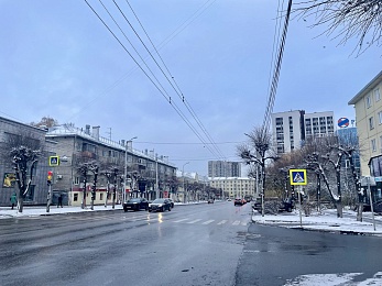 Рязанцы делятся фото первого снегопада в городе и в лесу