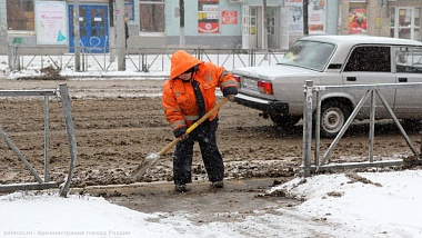 За сутки с улиц Рязани вывезли около 5 тысяч кубометров снега 