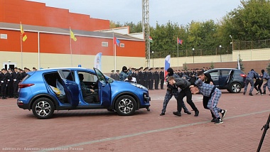 В Рязани присягу приняли 85 первокурсников Рязанского филиала Московского университета МВД