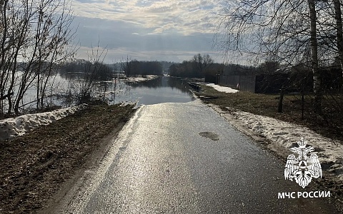 В реках Рязанской области продолжается подъем воды