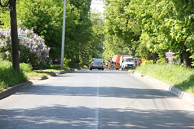 Сорокина осмотрела благоустройство на площади Ленина и ремонт дорог