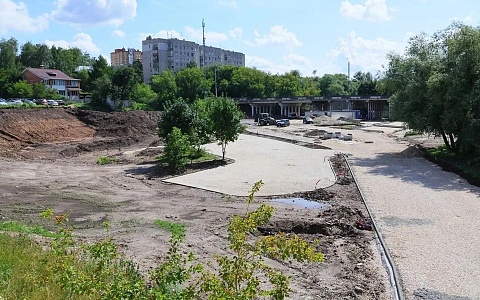 Благоустройство Лыбедского бульвара в Рязани завершится к концу октября
