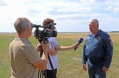 В Рязани прошли учения с применением самолёта ИЛ-76