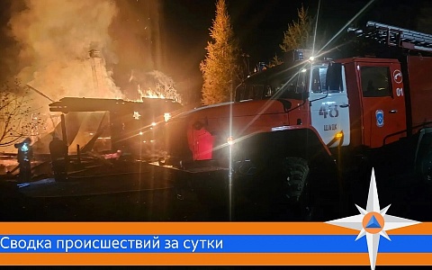 В Рязанской области сгорели 3 хозпостройки за сутки