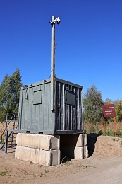 В Рязани поставили пост охраны и наблюдения на Портовом проезде