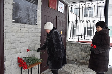 В Сасове открыли мемориальную доску погибшему в СВО Горелову
