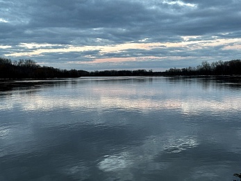 Ореховое озеро под Рязанью вышло из берегов из-за паводка