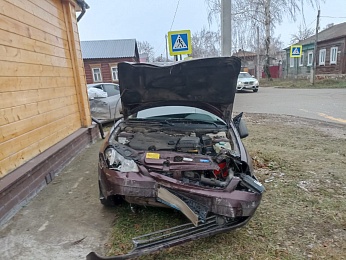 Водитель иномарки пострадал в аварии в Спасск-Рязанском