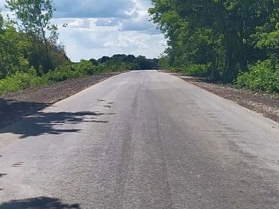 В Ухоловском округе досрочно отремонтировали дорогу к воинскому мемориалу