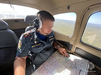 Авиаразведка МЧС прошла над 4 районами Рязанской области