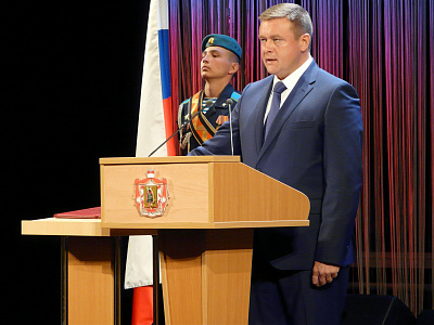 Николай Любимов официально вступил в должность губернатора Рязанской области 