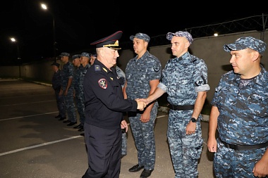 В Рязань после 6 месяцев службы на Кавказе вернулся отряд полиции