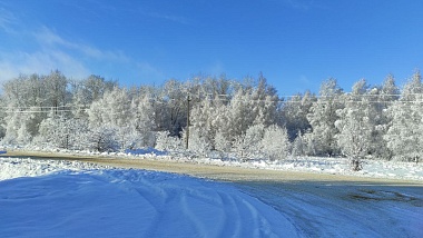 Погода устроила сюрприз востоку Рязанской области в Старый Новый год