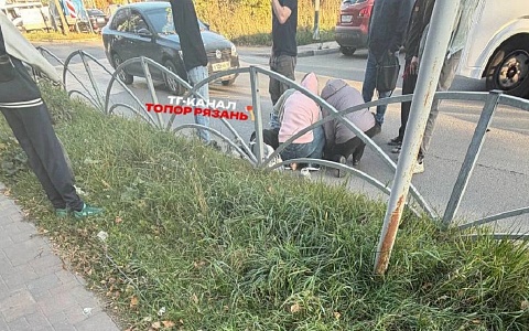 В Рязани «фольксваген» сбил девушку
