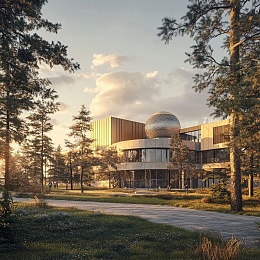 Нейросеть нарисовала Рязанский радиоуниверситет будущего