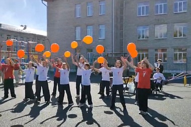 В школе-интернате в Рязани открыли новую игровую площадку