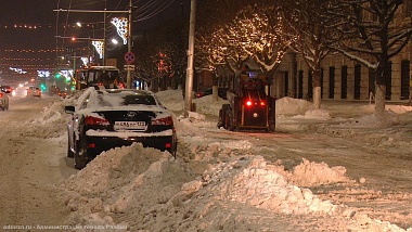 С улиц Рязани за сутки вывезли более 4,6 тысяч кубометров снега