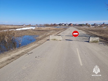 В Рязанском районе затопило дорогу к Заокскому