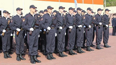 В Рязани присягу приняли 85 первокурсников Рязанского филиала Московского университета МВД