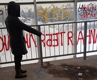 Жители рязанского Дягилева назвали надземных переход «пристанищем» для маргиналов 