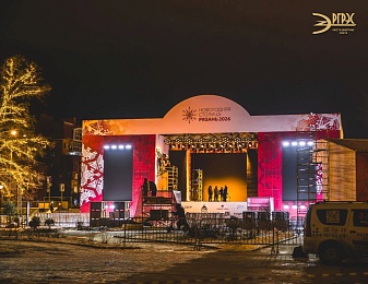 В Рязани полностью подключили новогоднюю иллюминацию