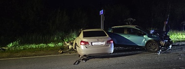 Рязанец на Lexus скончался в массовой аварии в Старожиловском районе