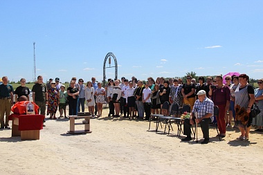 В Александро-Невском районе торжественно захоронили останки рязанца Михаила Ефанова