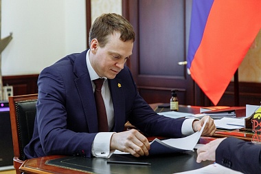 В Рязани прошла рабочая встреча врио губернатора Малкова и председателя облдумы Фомина