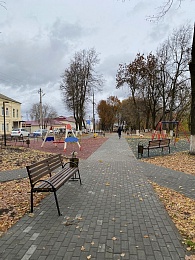 Благоустройство сквера в Спас-Клепиках занесли в список лучших проектов Минстроя