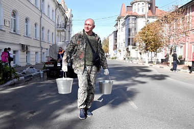 В Рязани провели акцию по озеленению города