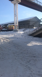 Рязанский инвалид-колясочник потерял возможность добраться до магазина из-за сугробов