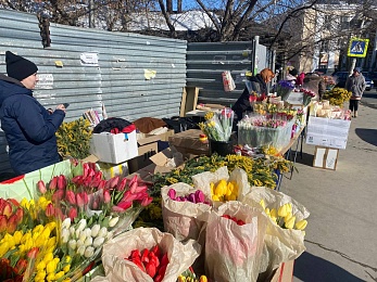 В Рязани к 8 Марта взлетели цены на цветы